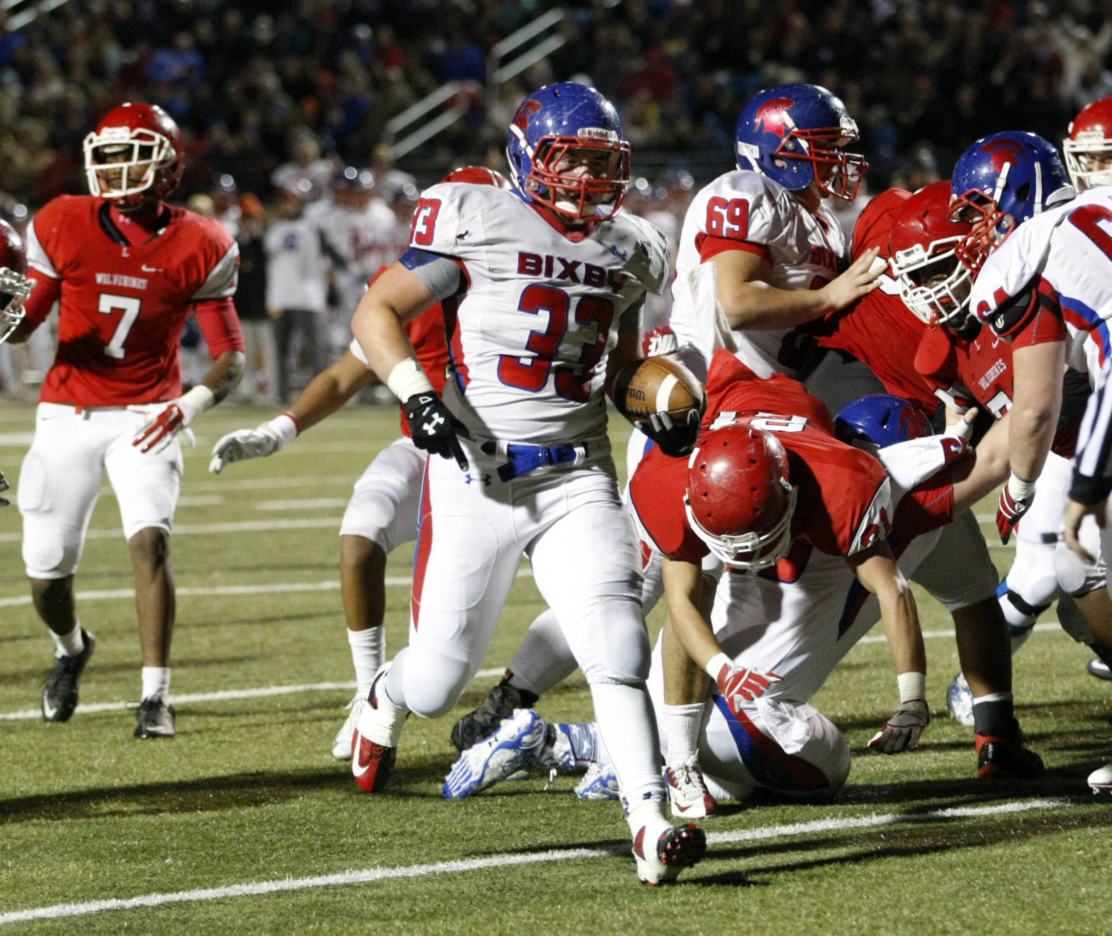 2014: No. 1 Bixby 35, No. 3 Lawton 21